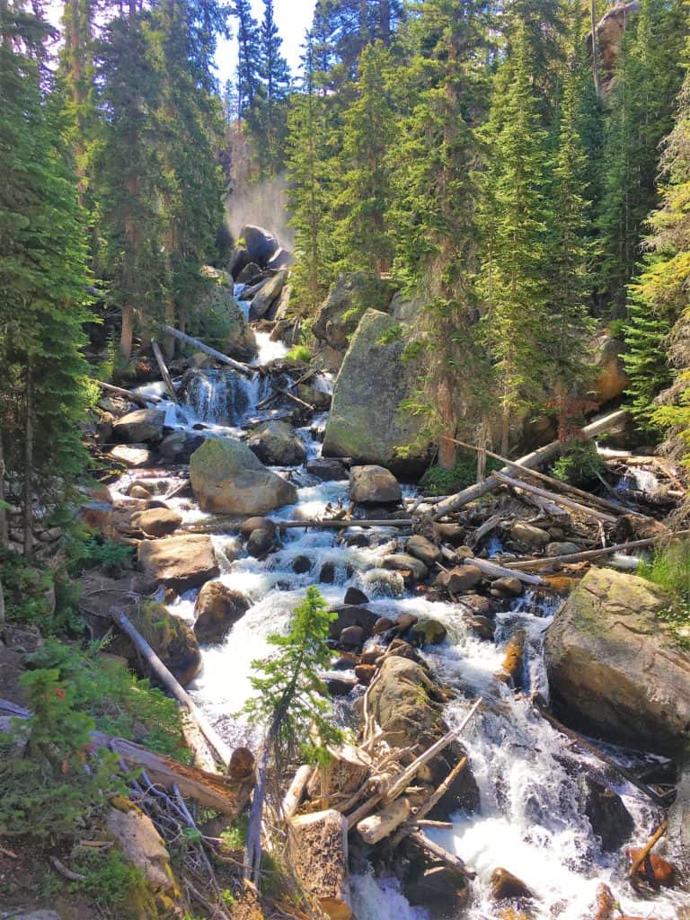 Calypso Cascades in Rocky Mountain National Park