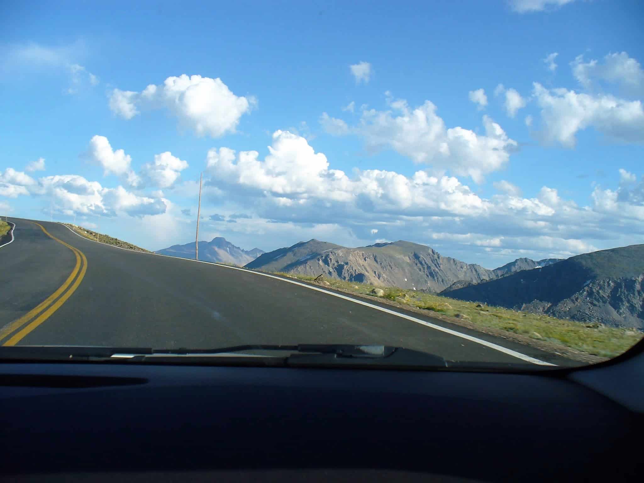 No Edge on Trail Ridge Rd in Rocky Mountain National Park