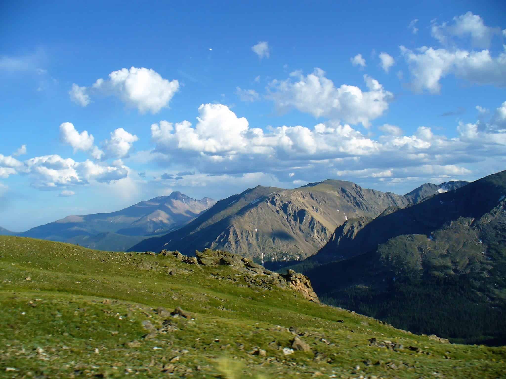 Trail Ridge Road in Rocky Mountain National Park Overlook