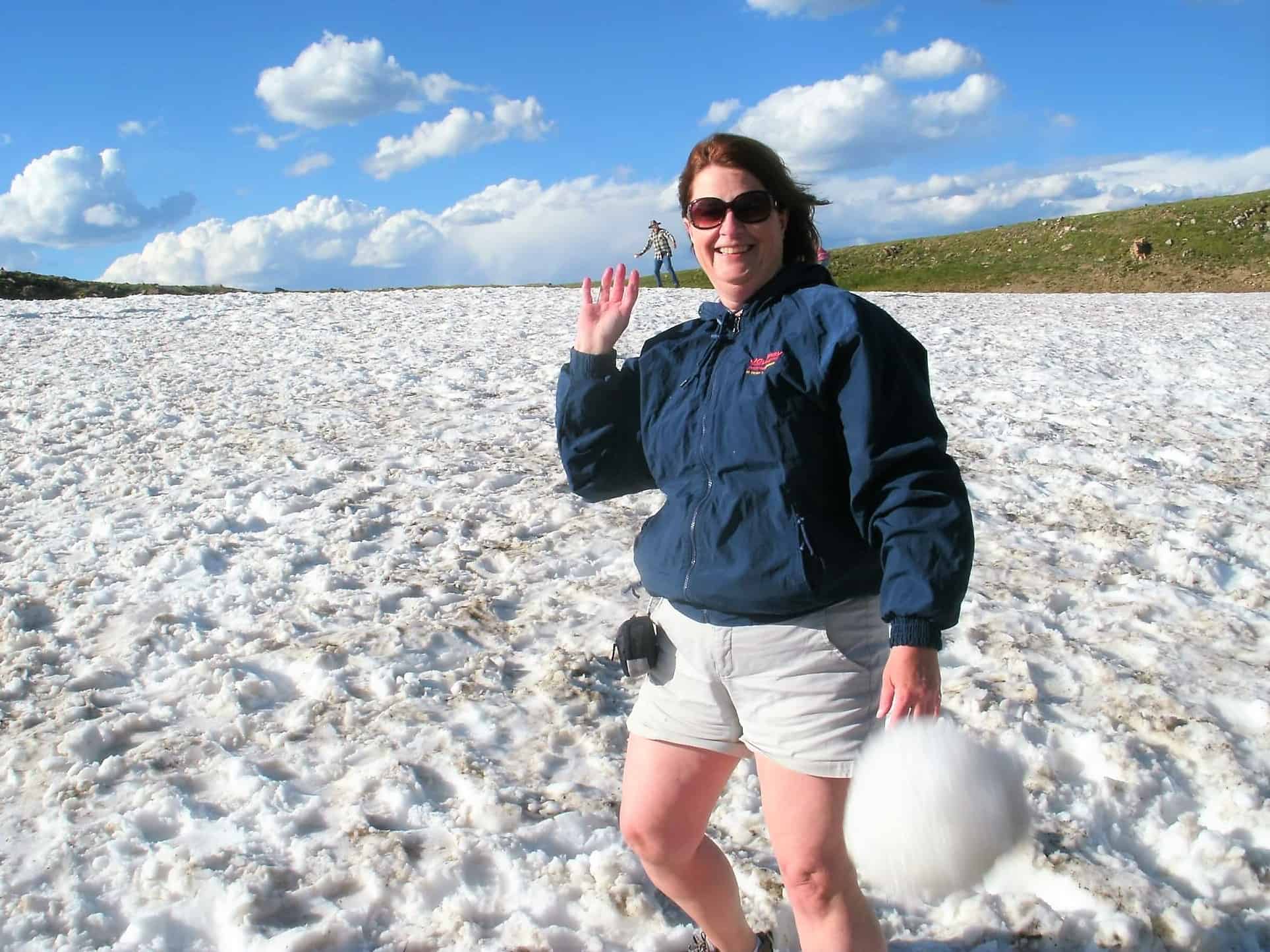 Rocky Mountain National Park Snowball Fight