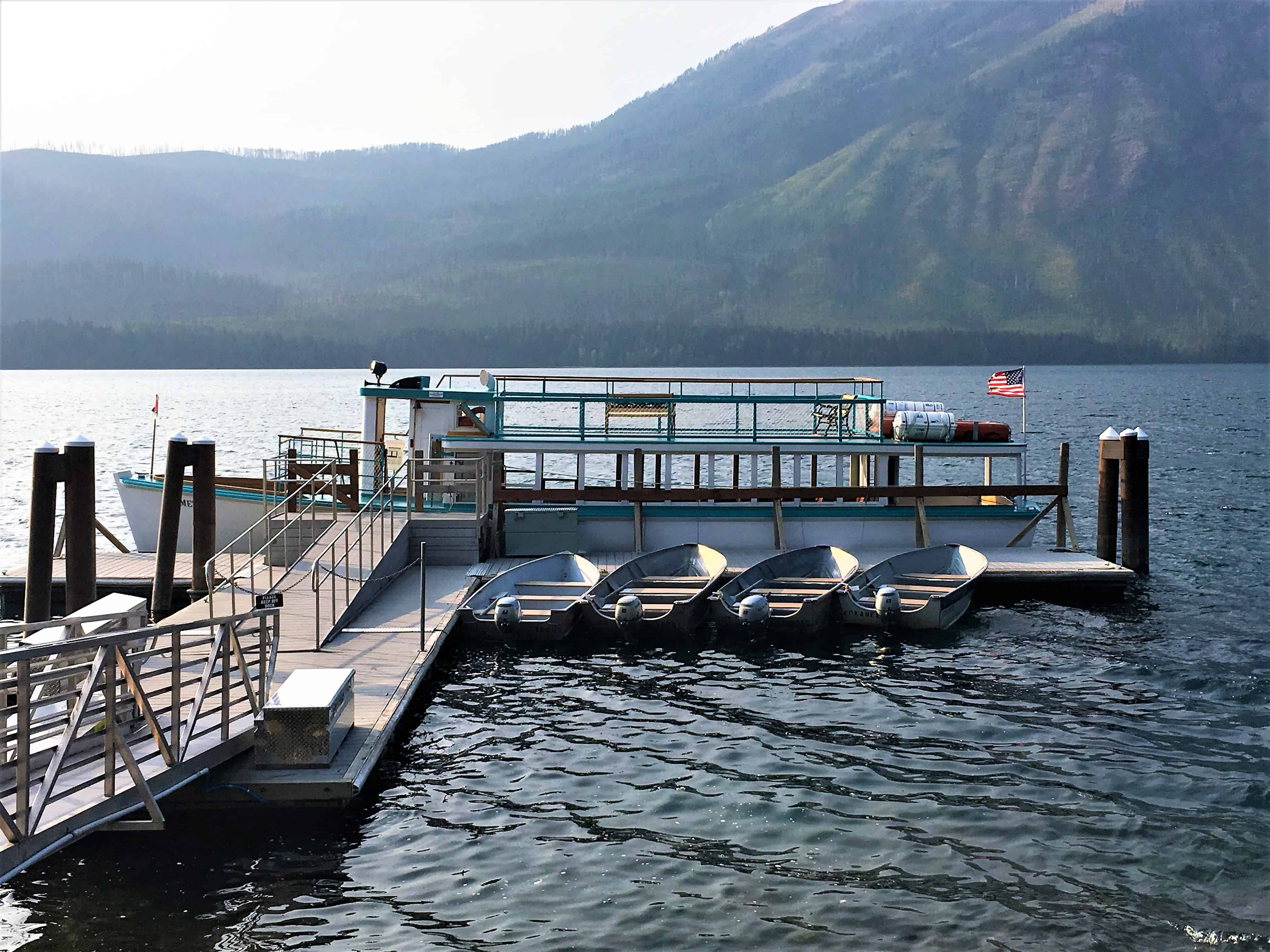 Wooden Historic Boat Things to do Glacier National Park