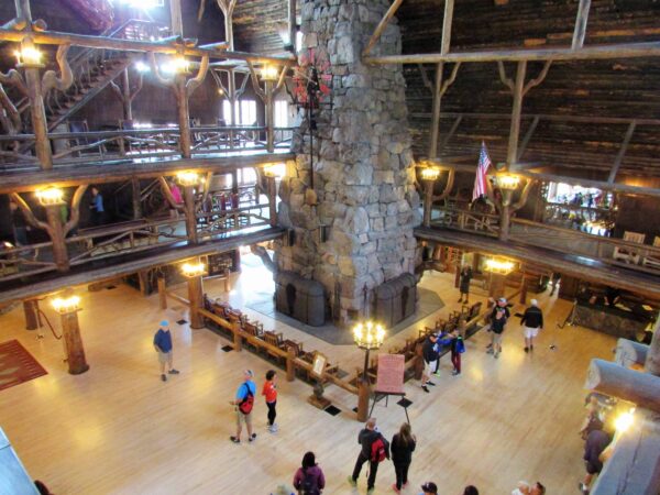 Old FAithful Inn Lobby Yellowstone National Park