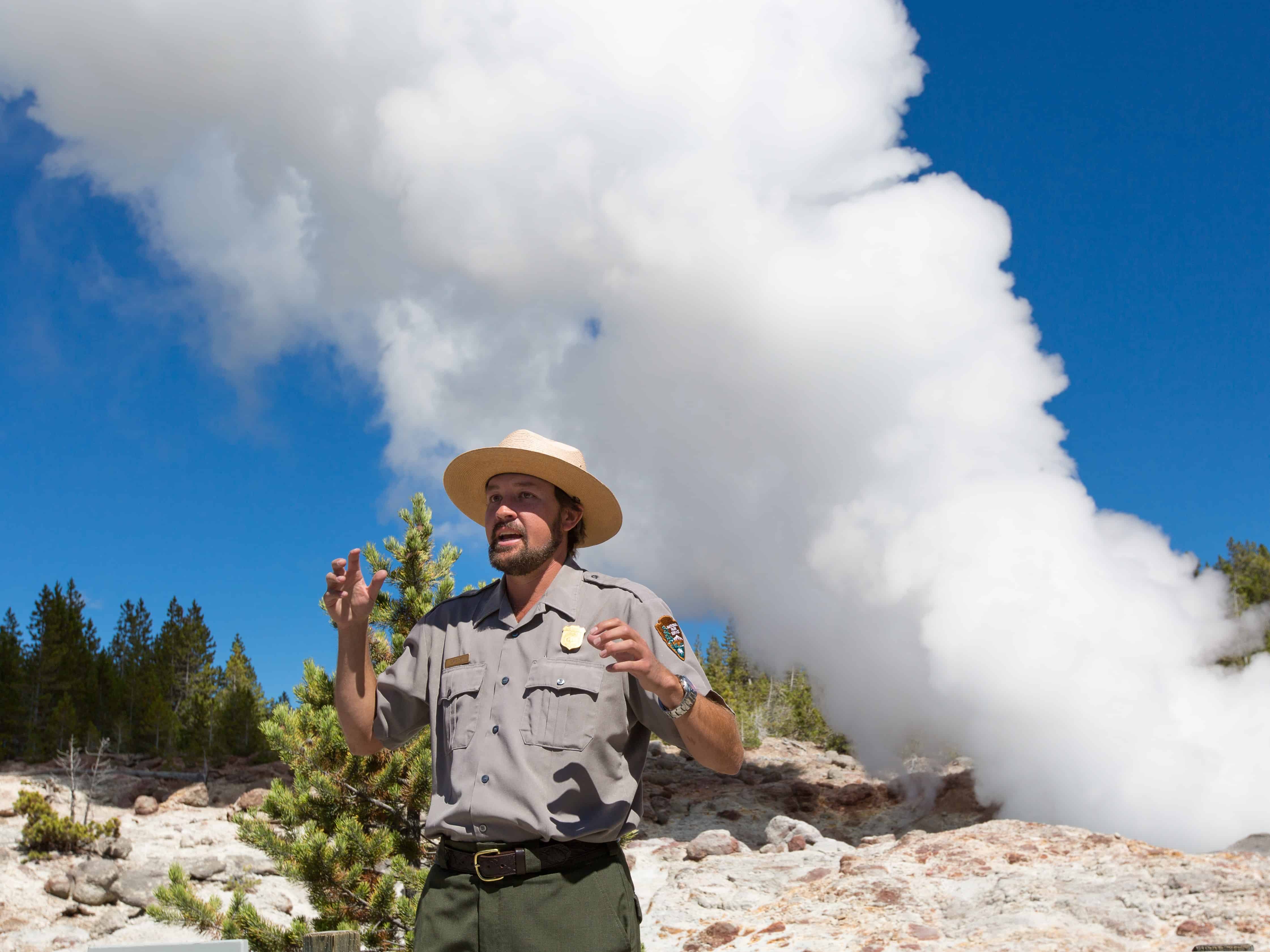 Ranger Talk at Yellowstone