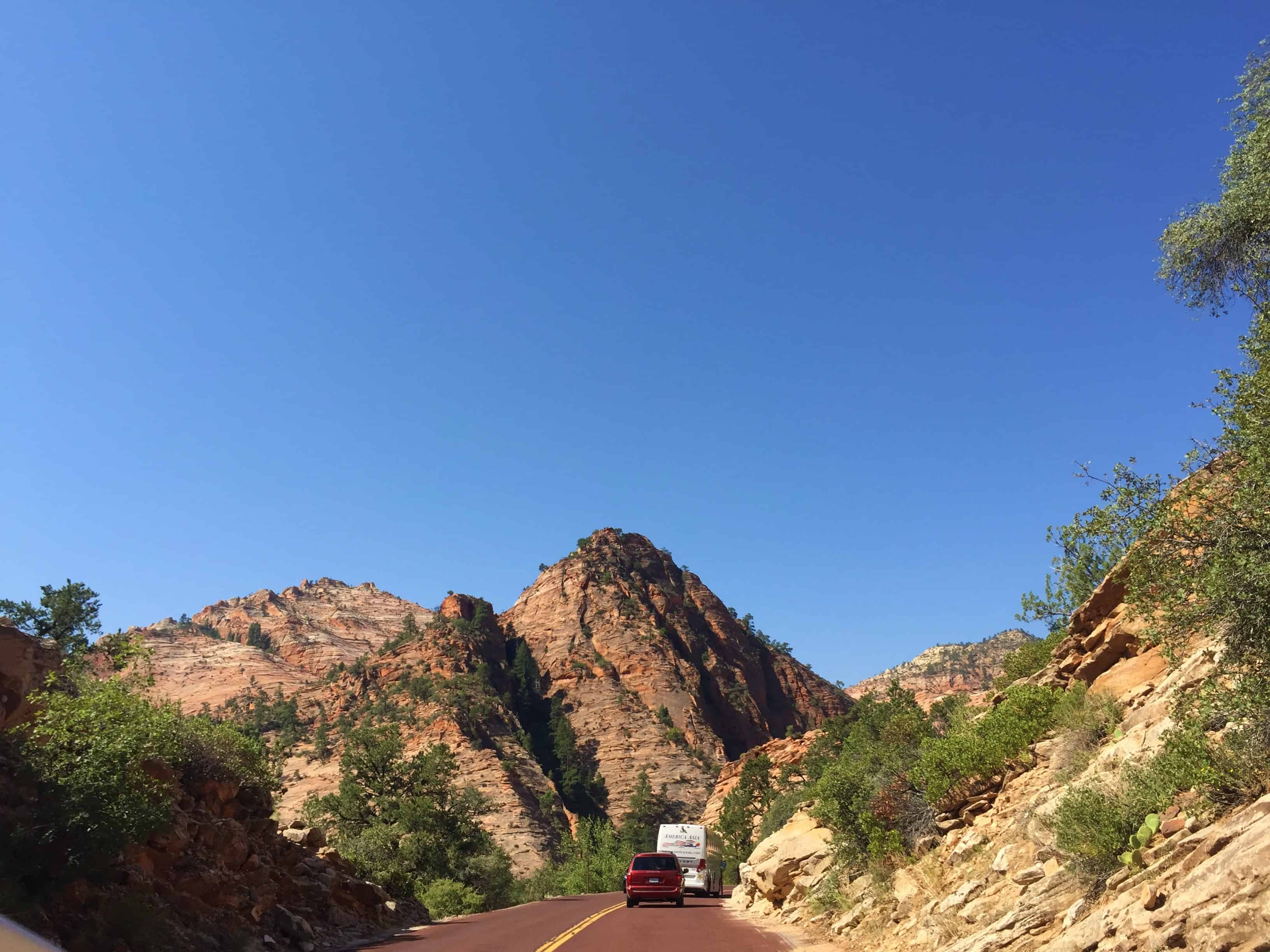 Entrance Zion National Park Walking The Parks