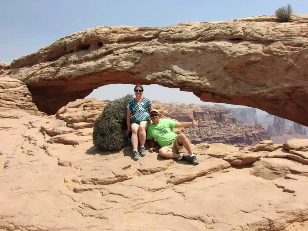 Canyonlands National Park, photo in front of Arch