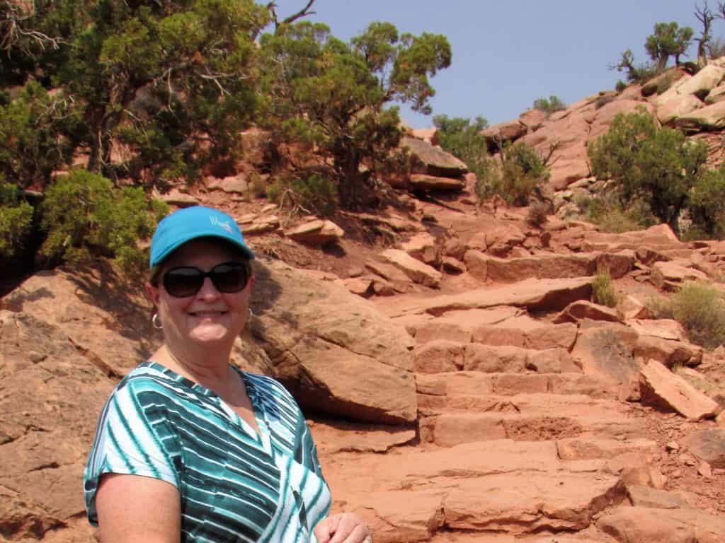 Trail to Upheaval Dome Canyonlands National Park