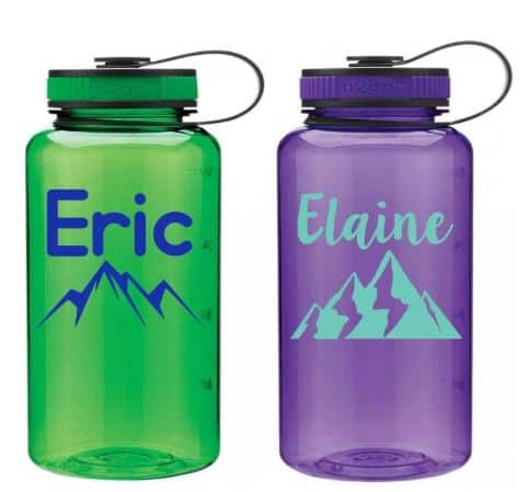 Personalized Water Bottles from Etsy