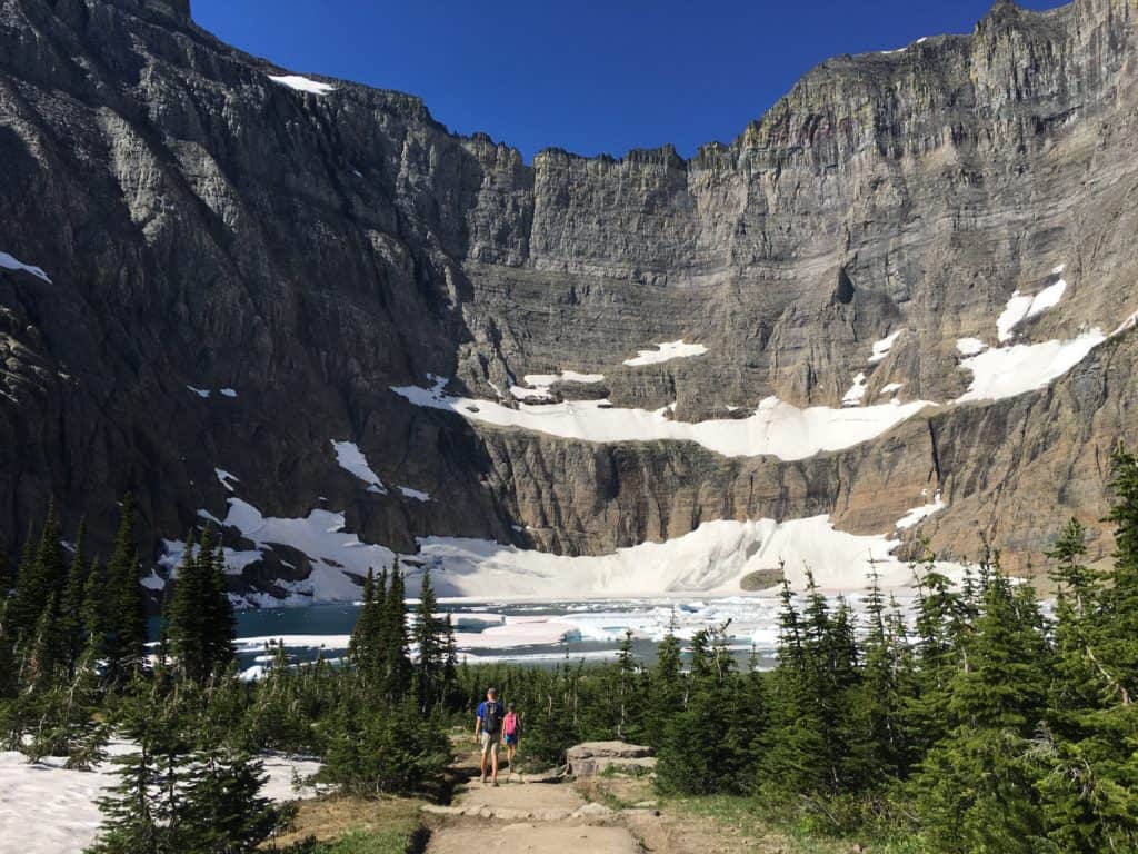 Iceberg Lake Glacier National Park Hiking #WalkingTheParks #BestHikesGlacier