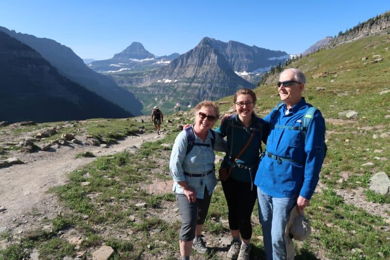 Highline Trail Glacier National Park, great hiking in Glacier #WalkingTheParks #GlacierHiking