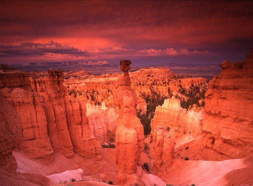 Thors Hammer at Sunset photo courtesy Bryce Canyon NPS