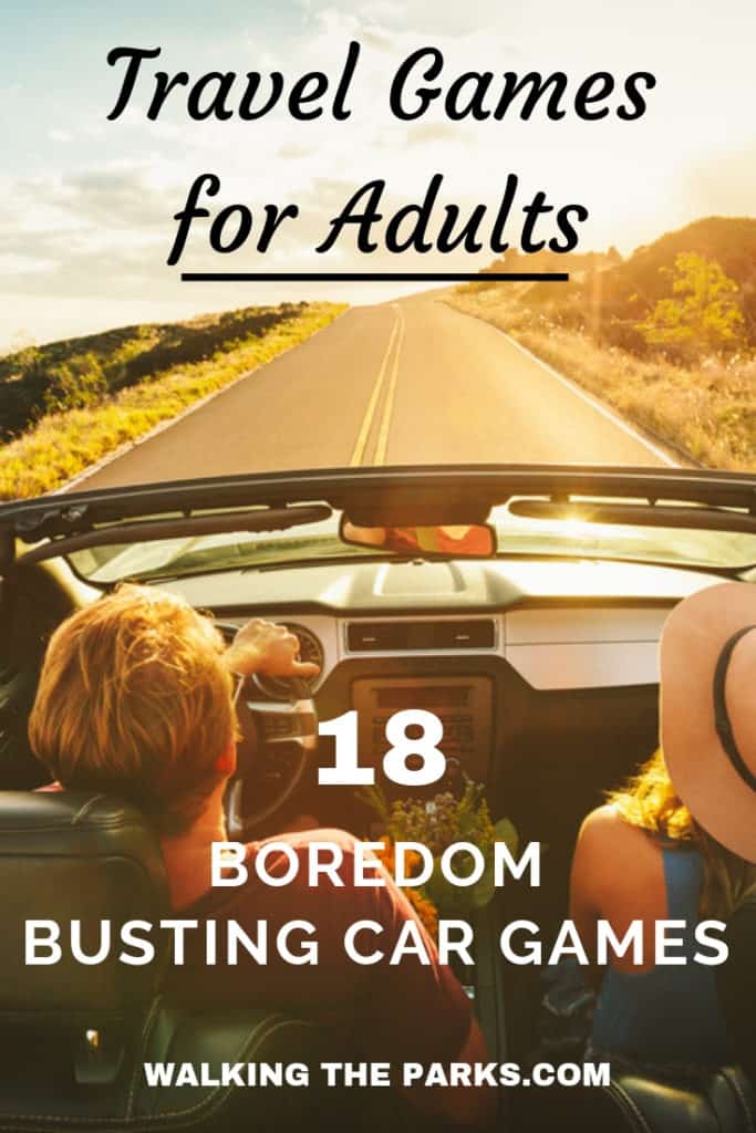 best travel games for adults road trip boredom busters walking the parks