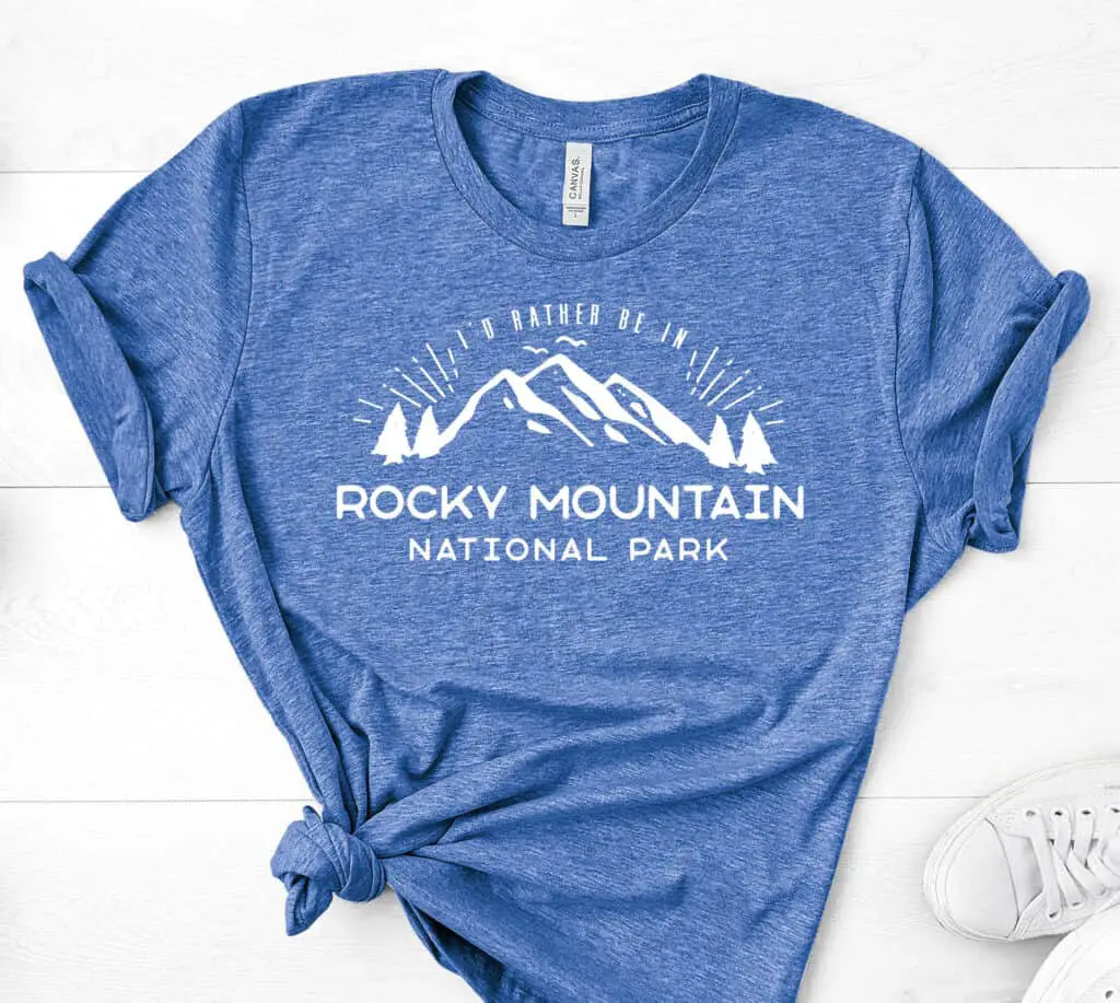 ROCKY MOUNTAIN NATIONAL PARK BIGHORN Colorado souvenir Langarmshirt