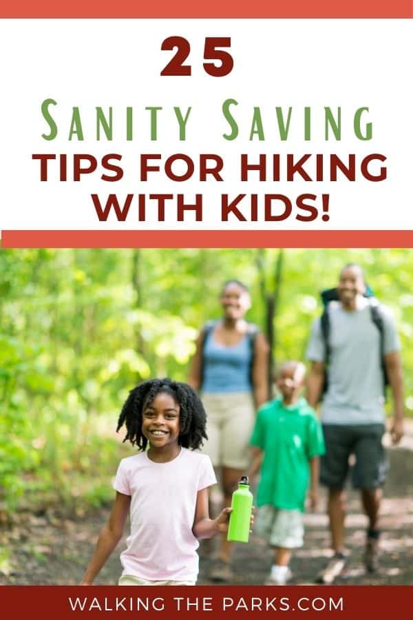 Hiking with Kids can be a lot of fun! 25 tips for a great family adventure.