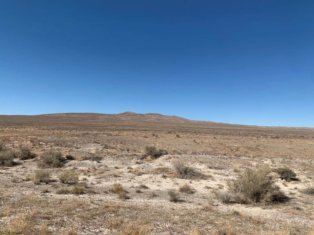 Sandy Desert with sagebrush in Nevada