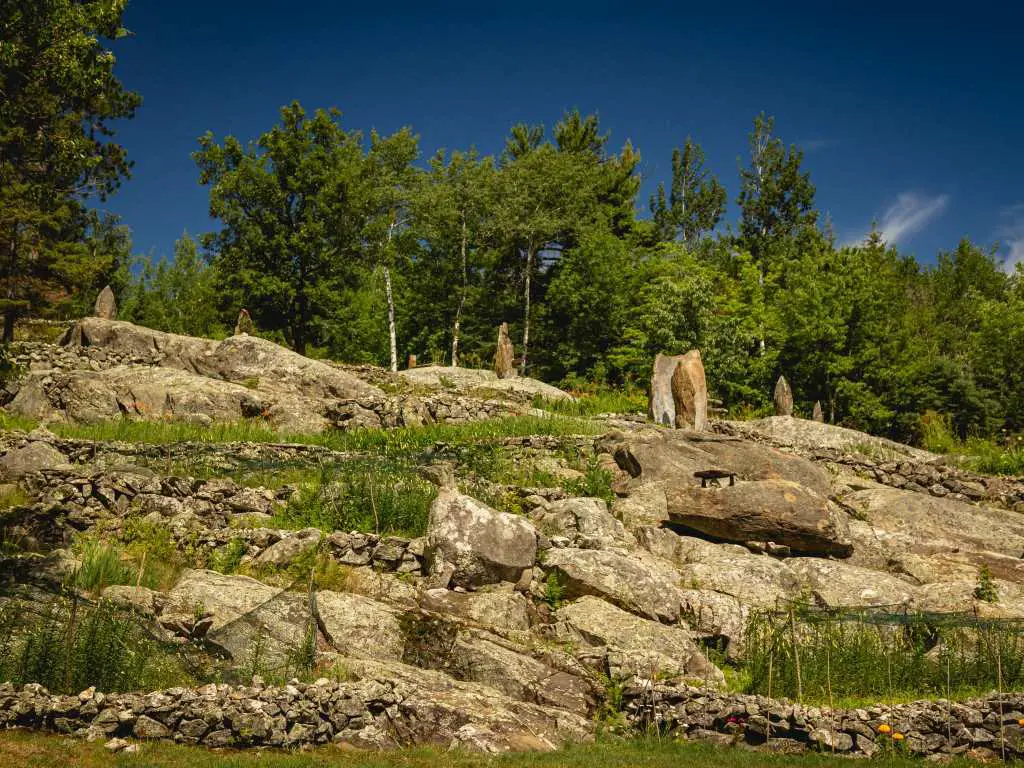 rock sculptures in voyageurs national aprk