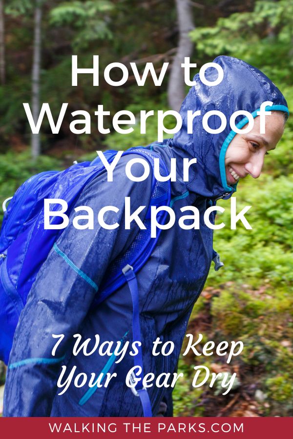 How to waterproof a backpack