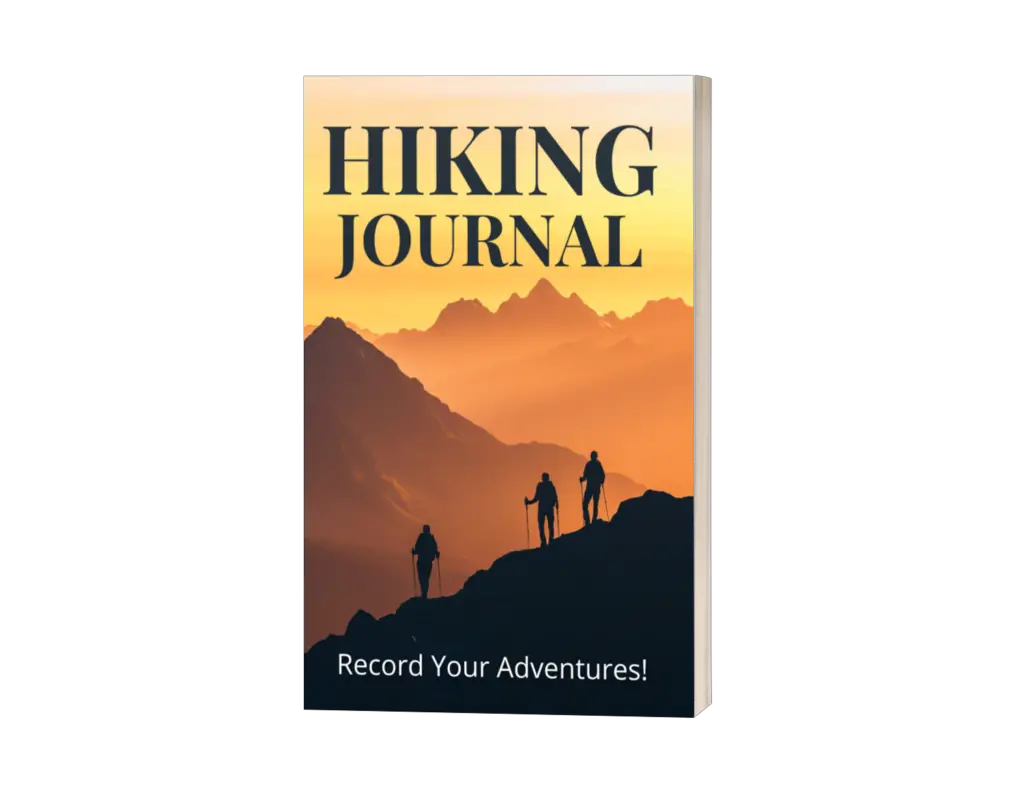 book cover for hiking journal