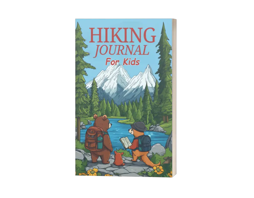 book cover - hiking journal for kids