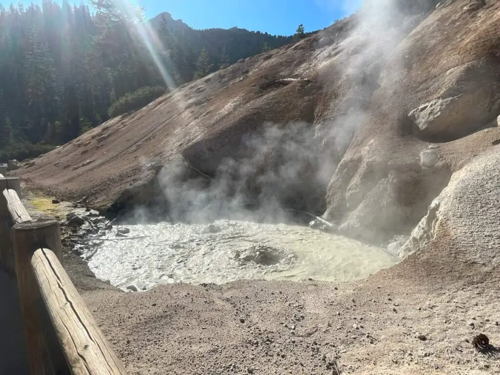 Sulpher Works in Lassen Volcanic National Park, something everyone should see