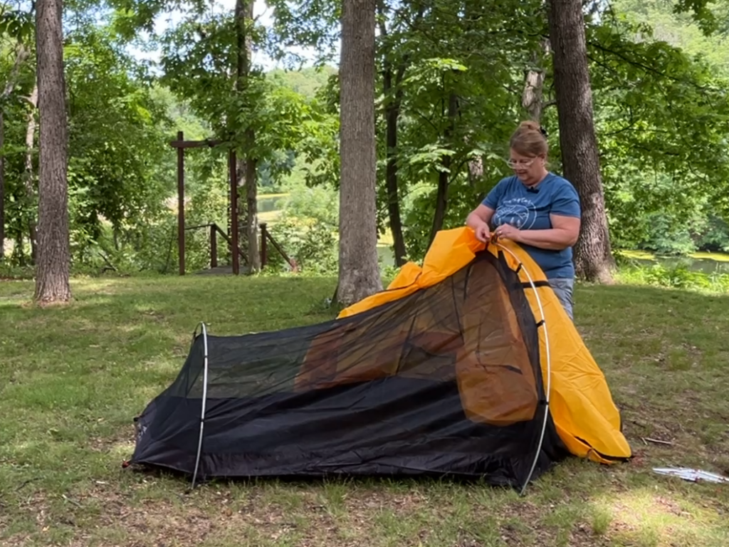 Assembly of tent